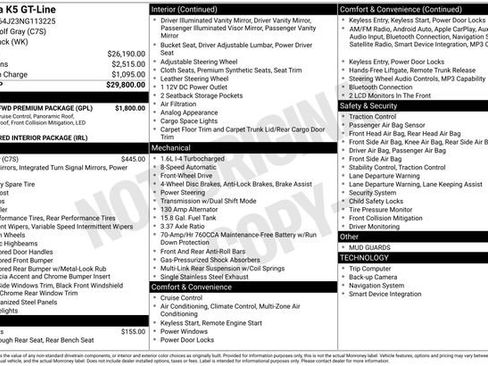 Used 2022 Kia K5 GT-Line w/ GT-Line FWD Premium Package image 7
