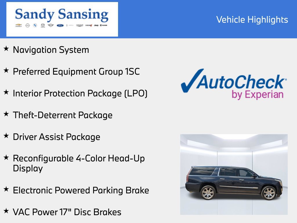 Used 2019 Cadillac Escalade ESV Premium Luxury RWD image 7