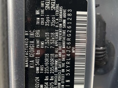 Used 2024 Kia Sorento S w/ Panoramic Sunroof Package image 10