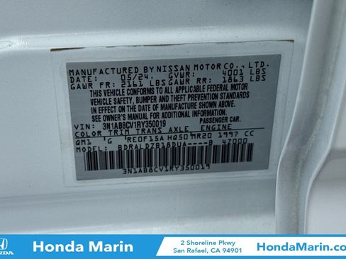Used 2024 Nissan Sentra SV FWD image 37
