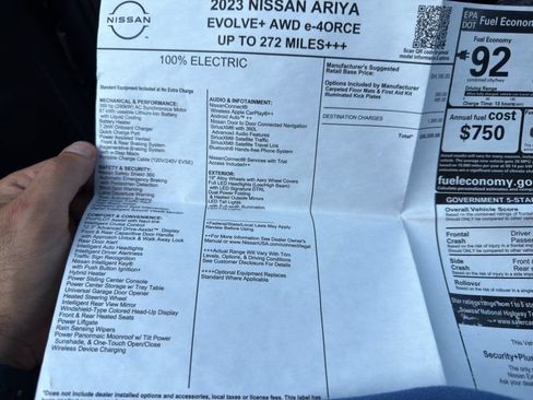 Used 2023 Nissan Ariya AWD image 32