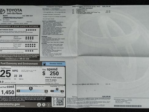 Used 2017 Toyota RAV4 XLE w/ All Weather Liner Package AWD/4WD image 41
