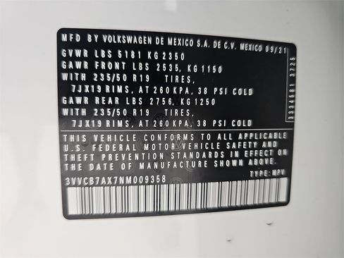 Used 2022 Volkswagen Tiguan SE R-Line image 49