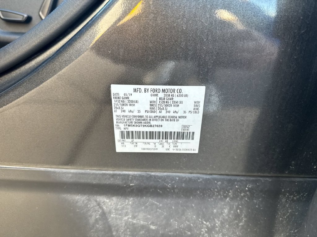 Used 2019 Ford Explorer Sport w/ Equipment Group 401A AWD/4WD image 22