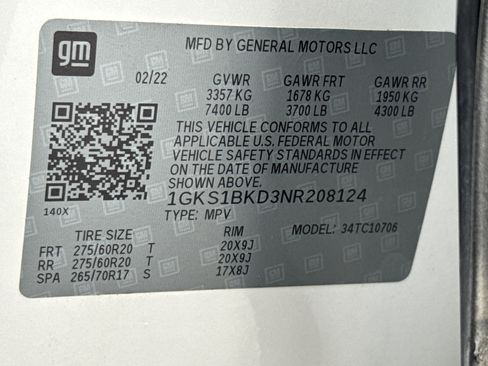 Used 2022 GMC Yukon SLT w/ SLT Premium Package RWD image 40