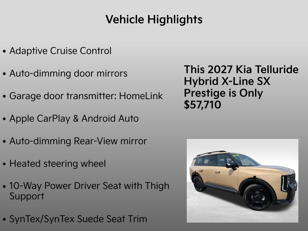 New 2027 Kia Telluride X-Line SX Prestige AWD/4WD image 34