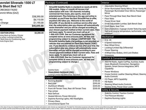 Used 2016 Chevrolet Silverado 1500 LT w/ All Star Edition RWD image 15