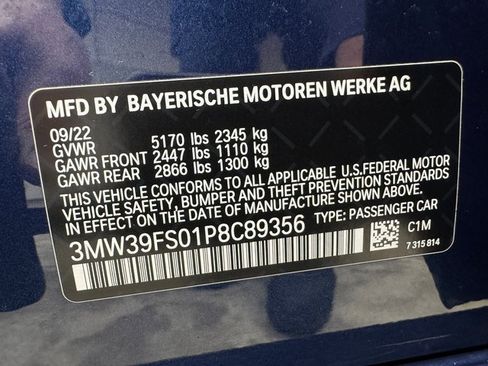 Certified 2023 BMW 330e xDrive w/ Driving Assistance Package image 31