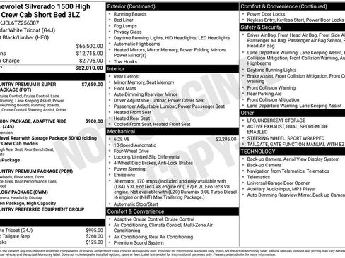 New 2026 Chevrolet Silverado 1500 High Country AWD/4WD image 32