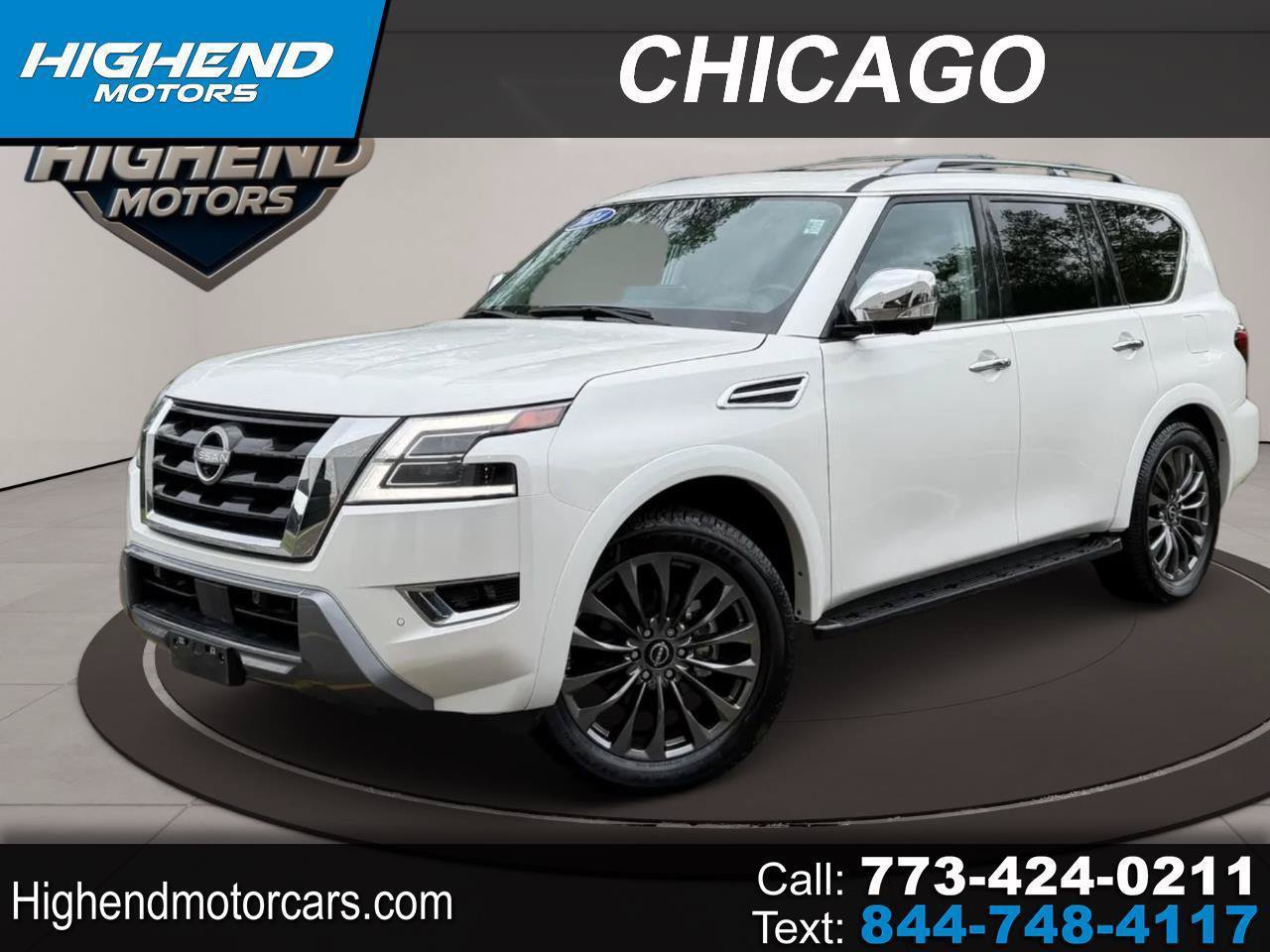 Used 2024 Nissan Armada Platinum w/ Captain's Chairs Package AWD/4WD image 1