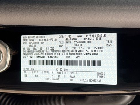 New 2026 Ford Escape ST-Line w/ Tech Pack #1 FWD image 37