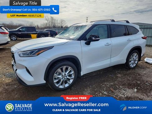 Used 2022 Toyota Highlander Limited AWD/4WD image 1