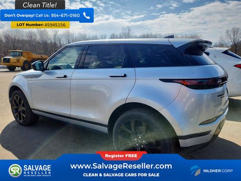 Used 2020 Land Rover Range Rover Evoque SE AWD/4WD image 3