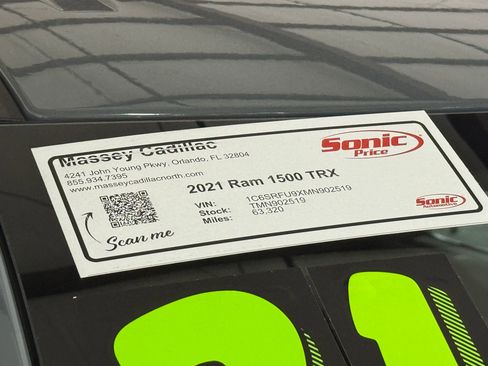 Used 2021 RAM 1500 TRX w/ TRX Lanuch Edition image 57