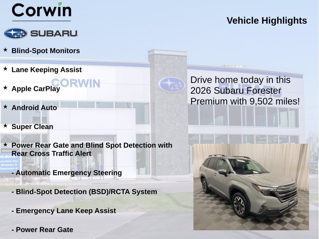 Used 2026 Subaru Forester Premium AWD/4WD image 6