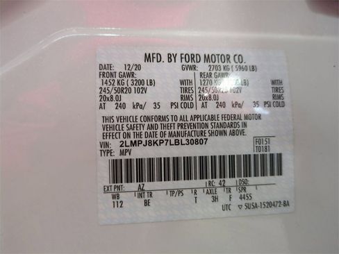 Certified 2020 Lincoln Nautilus Reserve image 35