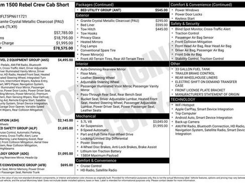 Used 2023 RAM 1500 Rebel w/ Rebel Level 2 Equipment Group image 37