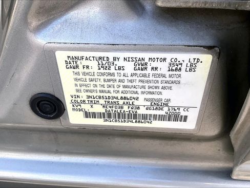 Used 2004 Nissan Sentra S FWD image 33