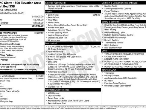 Used 2021 GMC Sierra 1500 Elevation w/ Preferred Package AWD/4WD image 28