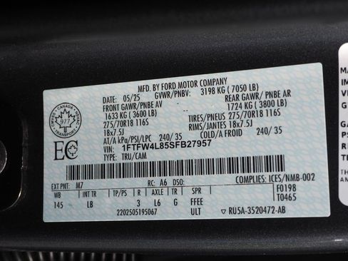 Used 2025 Ford F150 Tremor w/ Tow/Haul Package AWD/4WD image 31