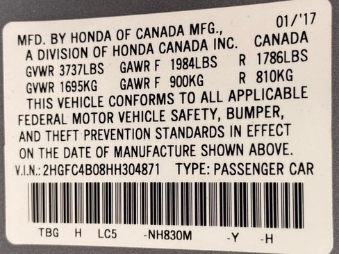 Used 2017 Honda Civic LX-P image 35