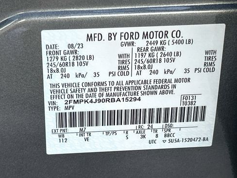Certified 2024 Ford Edge SEL w/ Convenience Package AWD/4WD image 31