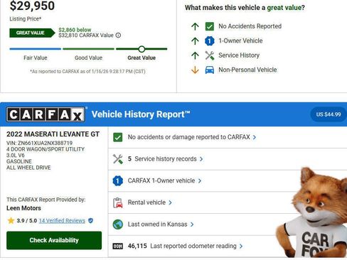 Used 2022 Maserati Levante GT image 3