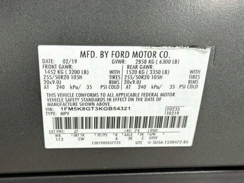 Used 2019 Ford Explorer Sport AWD/4WD image 45