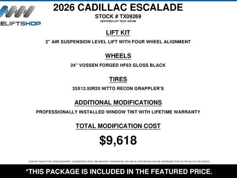 Used 2026 Cadillac Escalade V image 2
