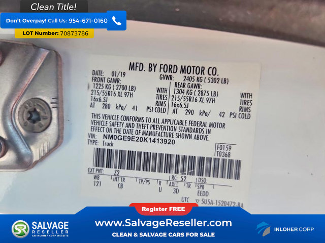 Used 2019 Ford Transit Connect XL FWD image 13