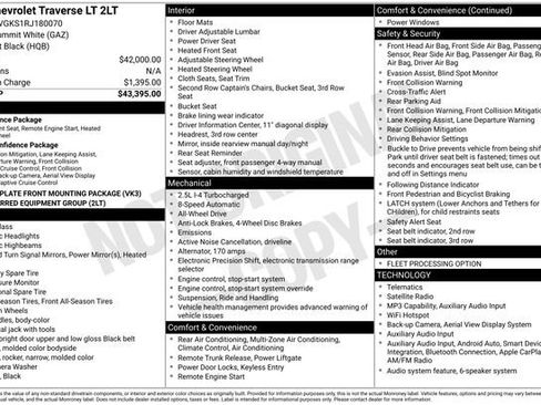 Used 2024 Chevrolet Traverse LT AWD/4WD image 6