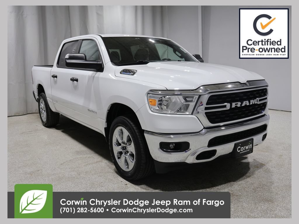 Certified 2023 RAM 1500 Big Horn w/ Trailer Tow Group AWD/4WD 360° Tour