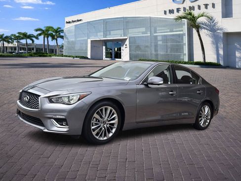 Used 2023 INFINITI Q50 Luxe w/ Cargo Package image 3