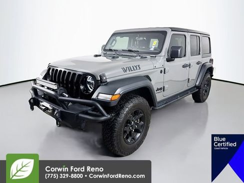 Used 2020 Jeep Wrangler Unlimited Willys image 4
