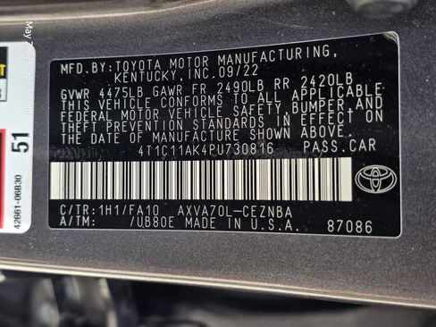 Used 2023 Toyota Camry LE FWD image 31