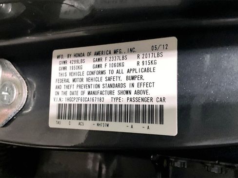 Used 2012 Honda Accord SE image 17