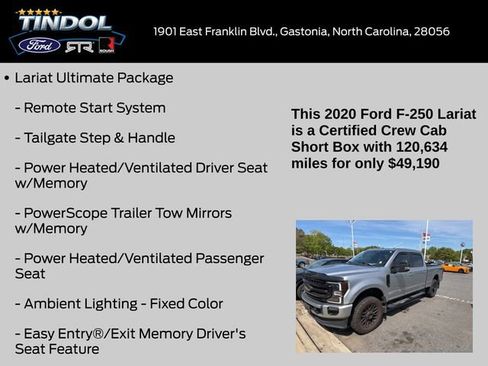Used 2020 Ford F250 Lariat AWD/4WD image 13