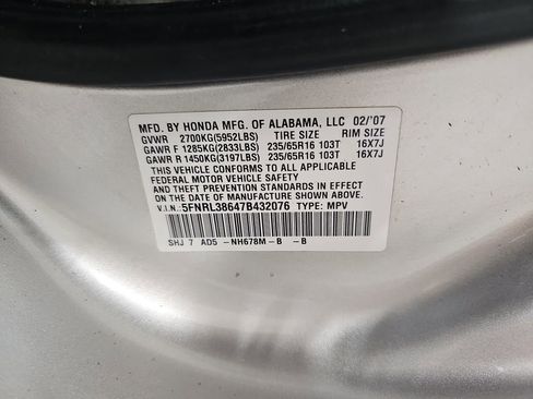 Used 2007 Honda Odyssey EX-L image 41