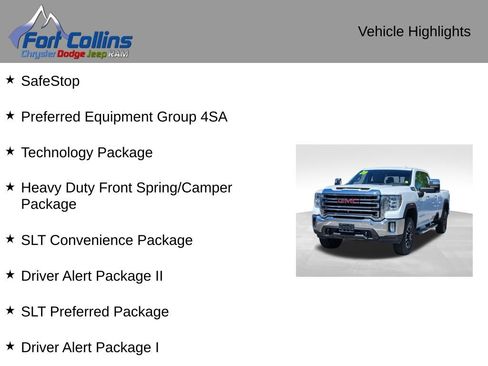 Used 2020 GMC Sierra 3500 SLT w/ Technology Package AWD/4WD image 4