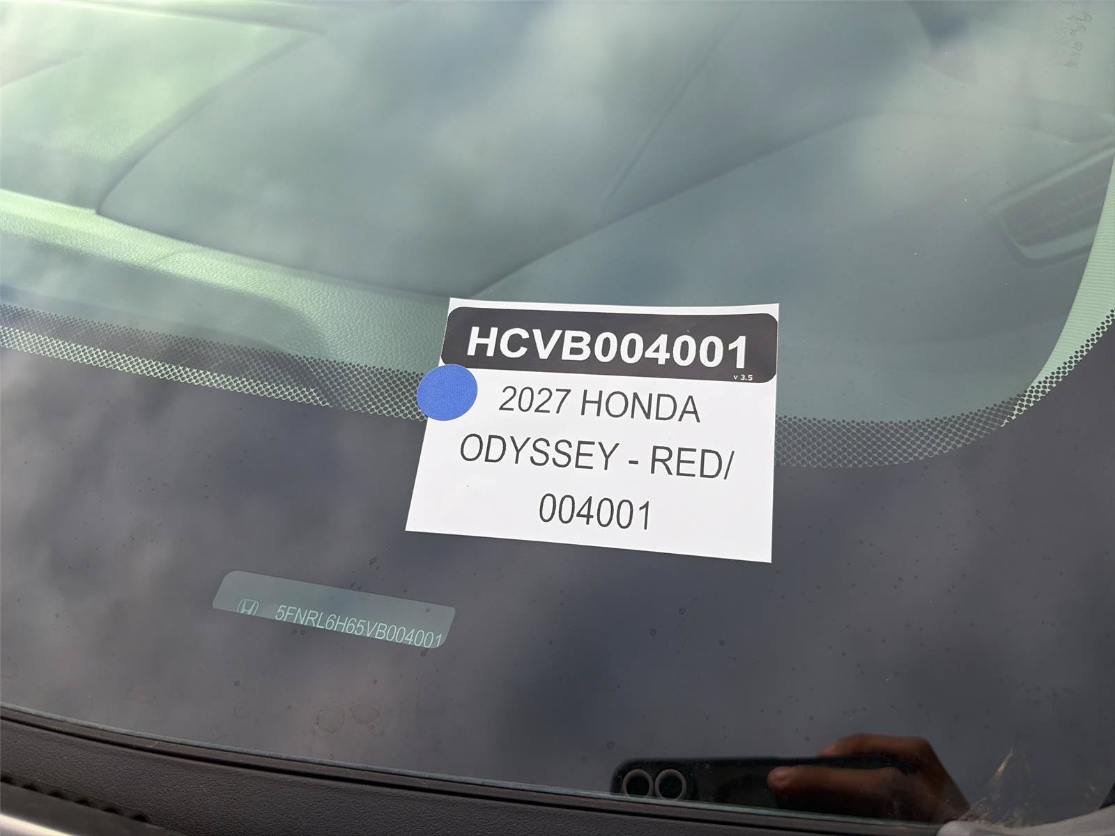New 2027 Honda Odyssey EX-L image 30