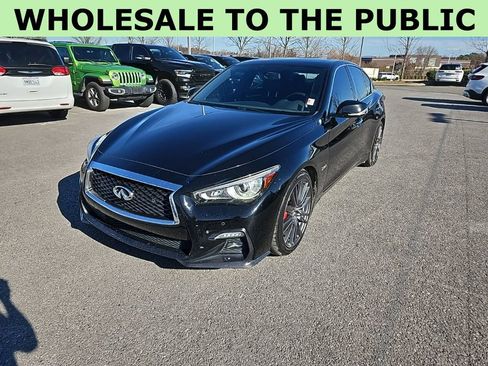 Used 2018 INFINITI Q50 Red Sport 400 w/ Sensory Package (Sport) image 3