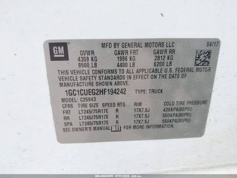 Used 2017 Chevrolet Silverado 2500 W/T RWD image 6