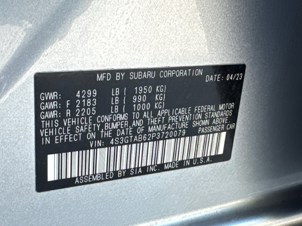 Used 2023 Subaru Impreza 2.0i AWD/4WD image 30