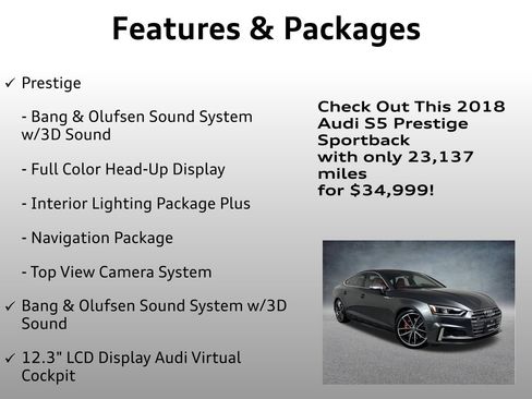 Used 2018 Audi S5 Prestige image 12