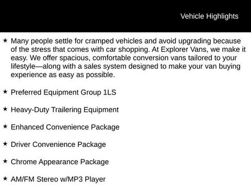 Used 2021 Chevrolet Express 2500 LS w/ Enhanced Convenience Package RWD image 2