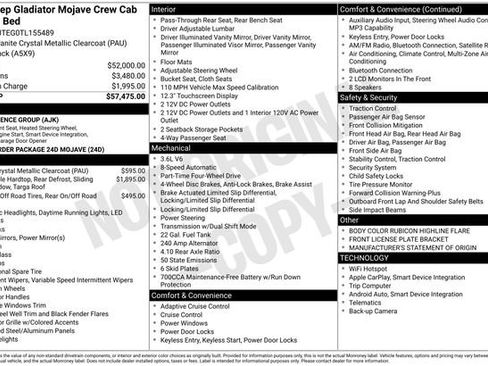 New 2026 Jeep Gladiator Mojave image 18