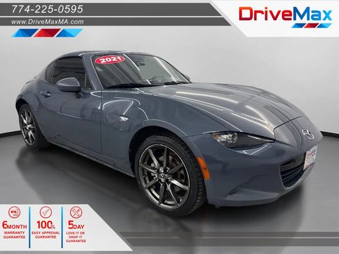 Used 2021 MAZDA MX-5 Miata RF Grand Touring RWD image 1