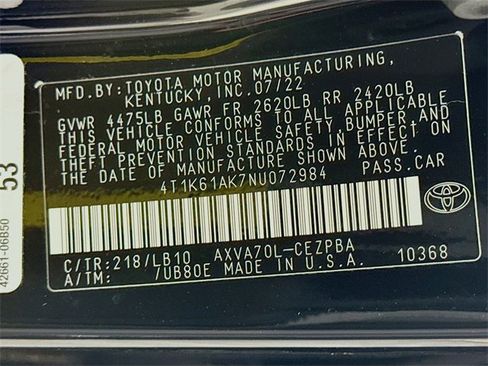 Certified 2022 Toyota Camry XSE image 32