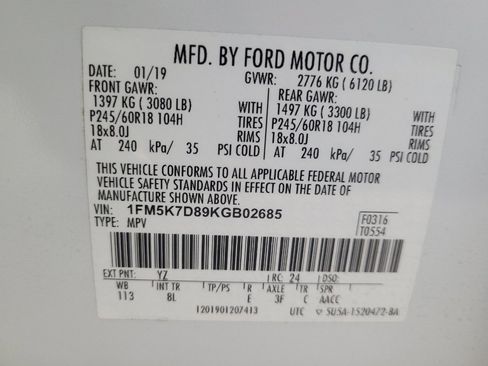 Used 2019 Ford Explorer XLT w/ Class III Trailer Tow Package image 33