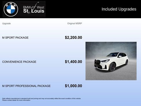 New 2026 BMW X3 xDrive30 w/ M Sport Package image 17